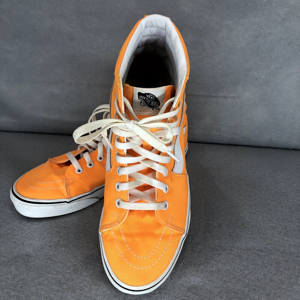 Vans SK8 Hi Neon Orange Unisex Shoes Sz10 Womens / 8.5 Mens